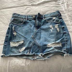 Express Jean skirt